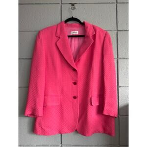 Vintage Womens Missoni Donna Single Breasted Blazer size 14 Made in Italy Preppy